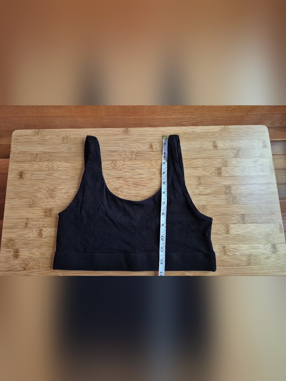 Pact Organic Cotton Scoop Neck Bralette - Black - Picture 6 of 7